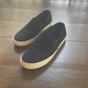 Size 8 TB Jesse suede slip on’s.